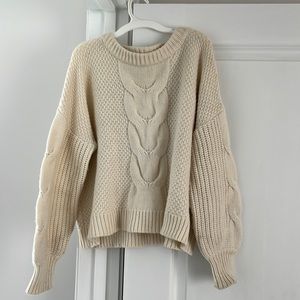 Jcrew Cable Knit Sweater